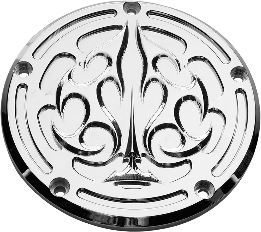 Prec. Billet - Derby Cover Ace's Wild Chrome - ACE-230-5H-CHR