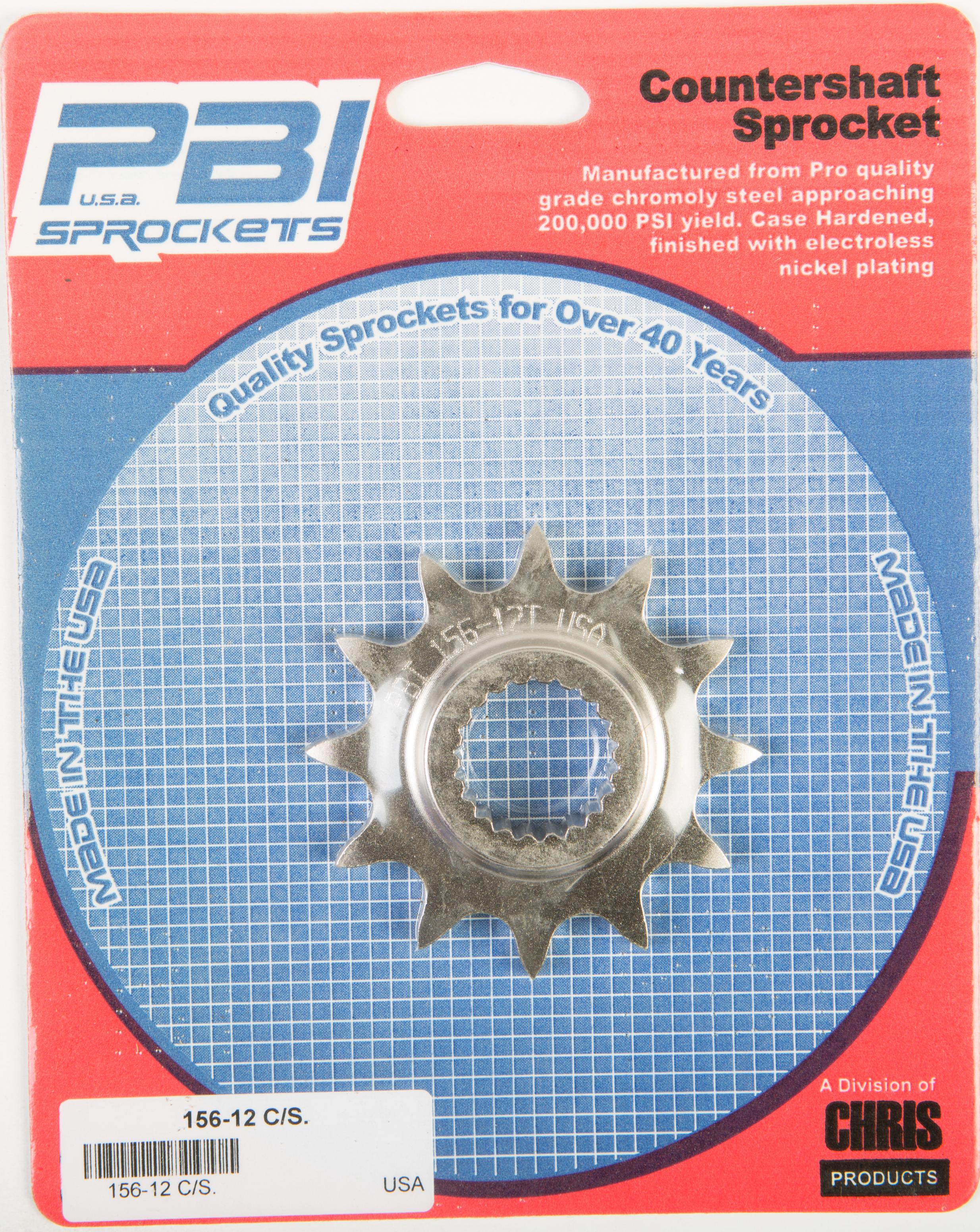 Pbi - Front Cs Sprocket Steel 12t-520 Pol - 156-12