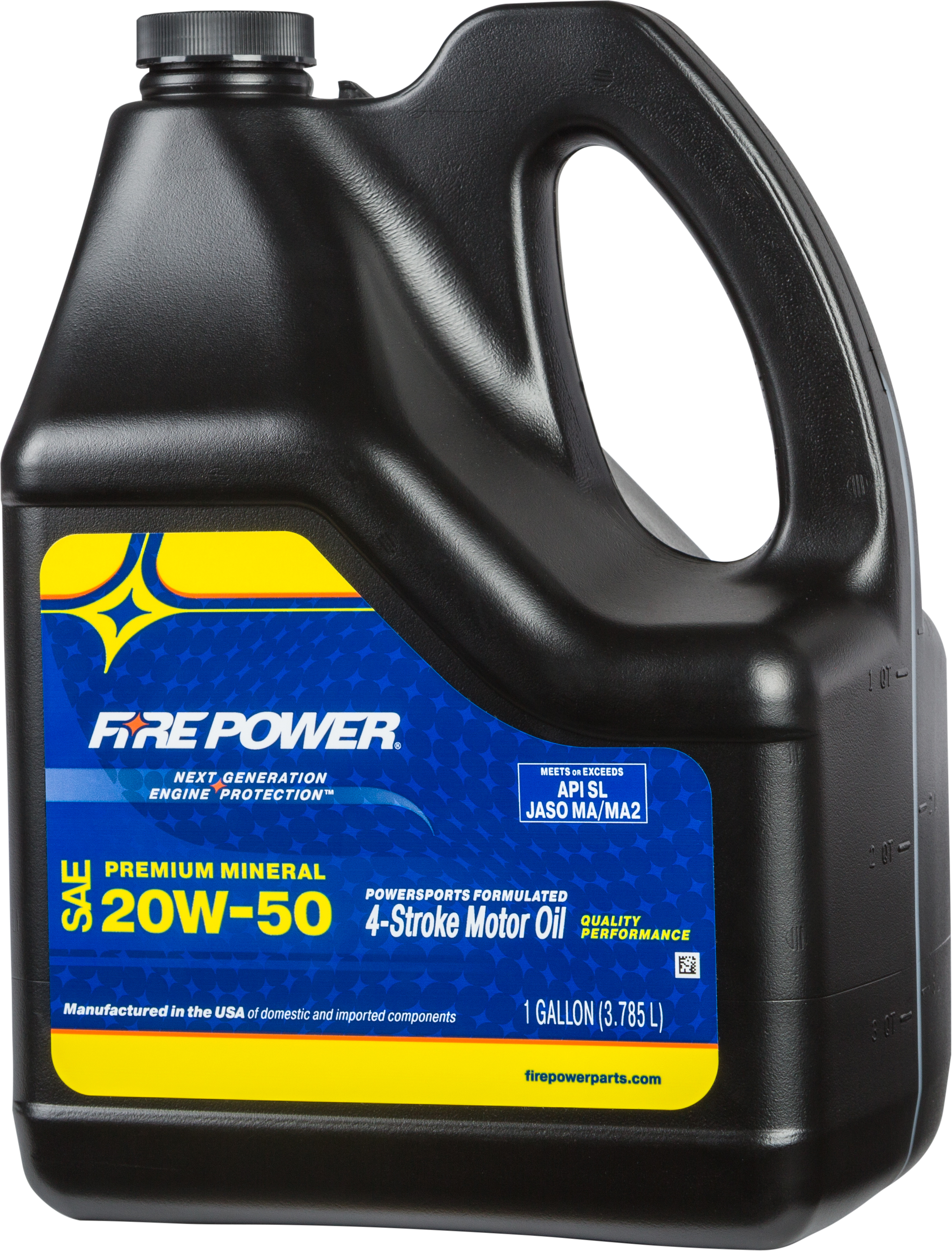 Fire Power - Mineral 4-stroke Oil 20w-50 Gal 4/case - 196974