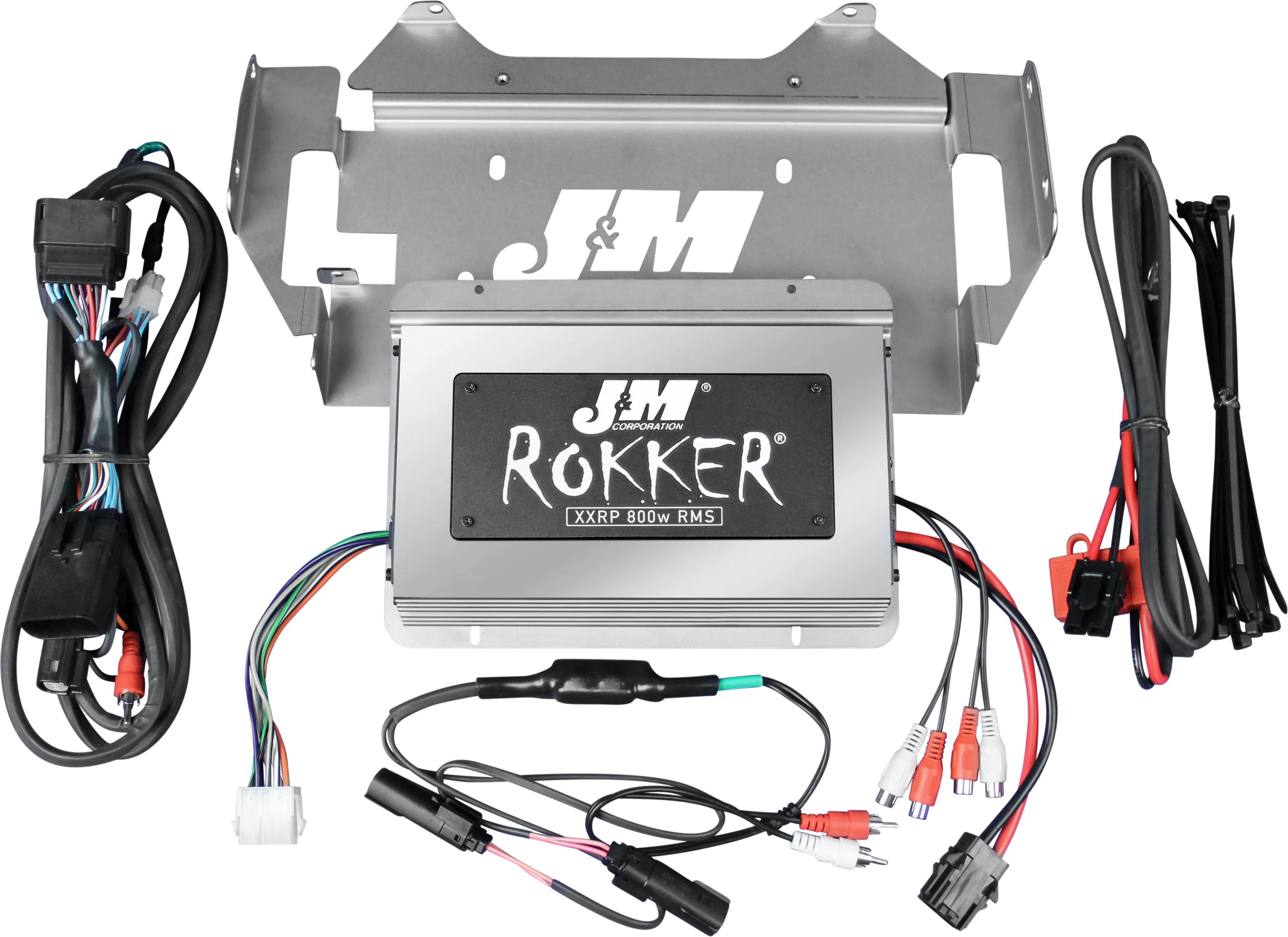 J&m - Rokker P800w 4-ch Amp Kit 14-20 Flhtcu - JAMP-800HC14-ULP