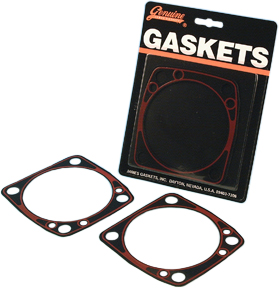 James Gaskets - Gasket Cyl Base Front/rear Metal W/bead 2/pk - 16777-94