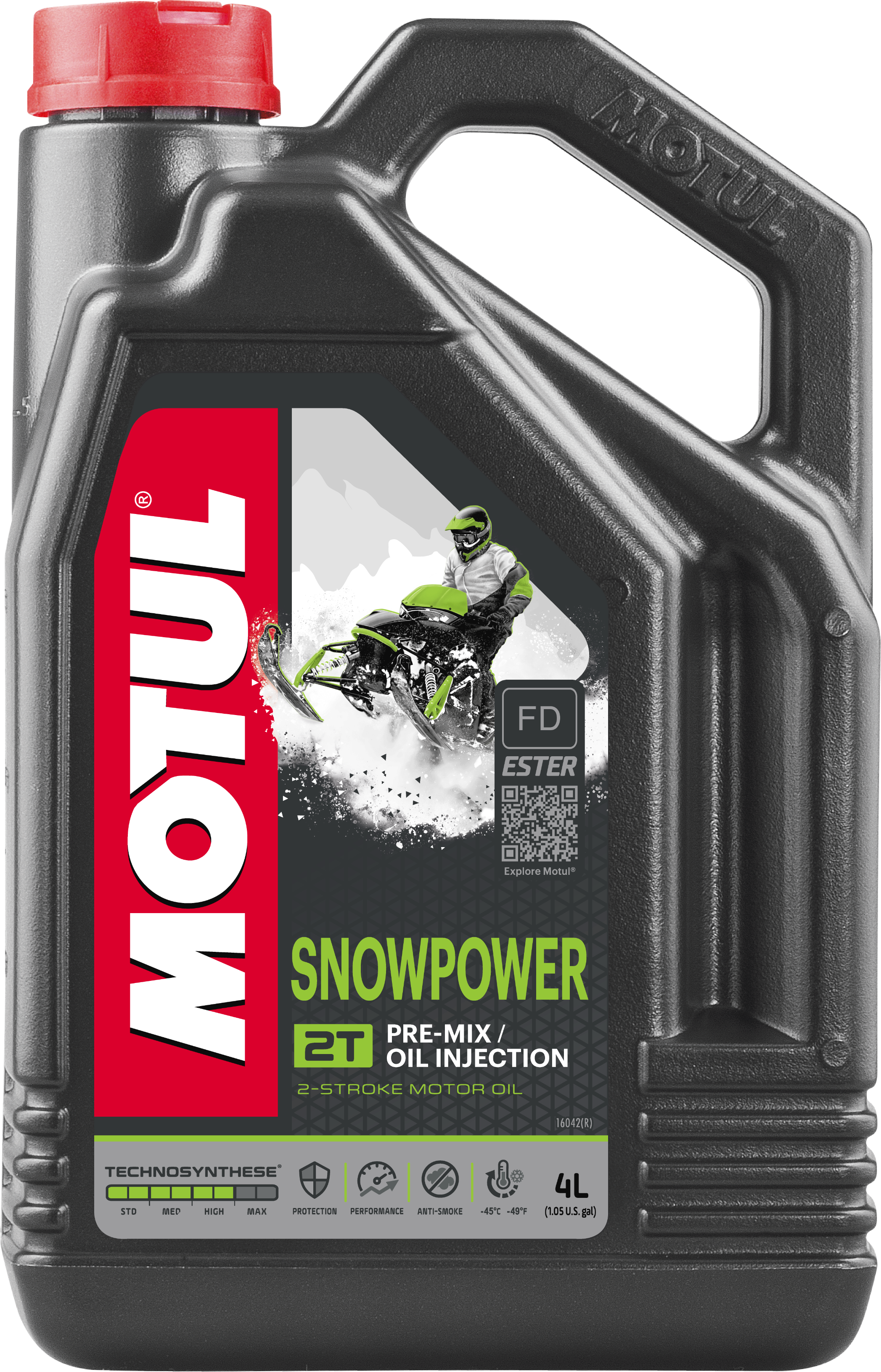 Motul - Snowpower 2t Ester Engine Oil 4 Ltr 4/case - 105888