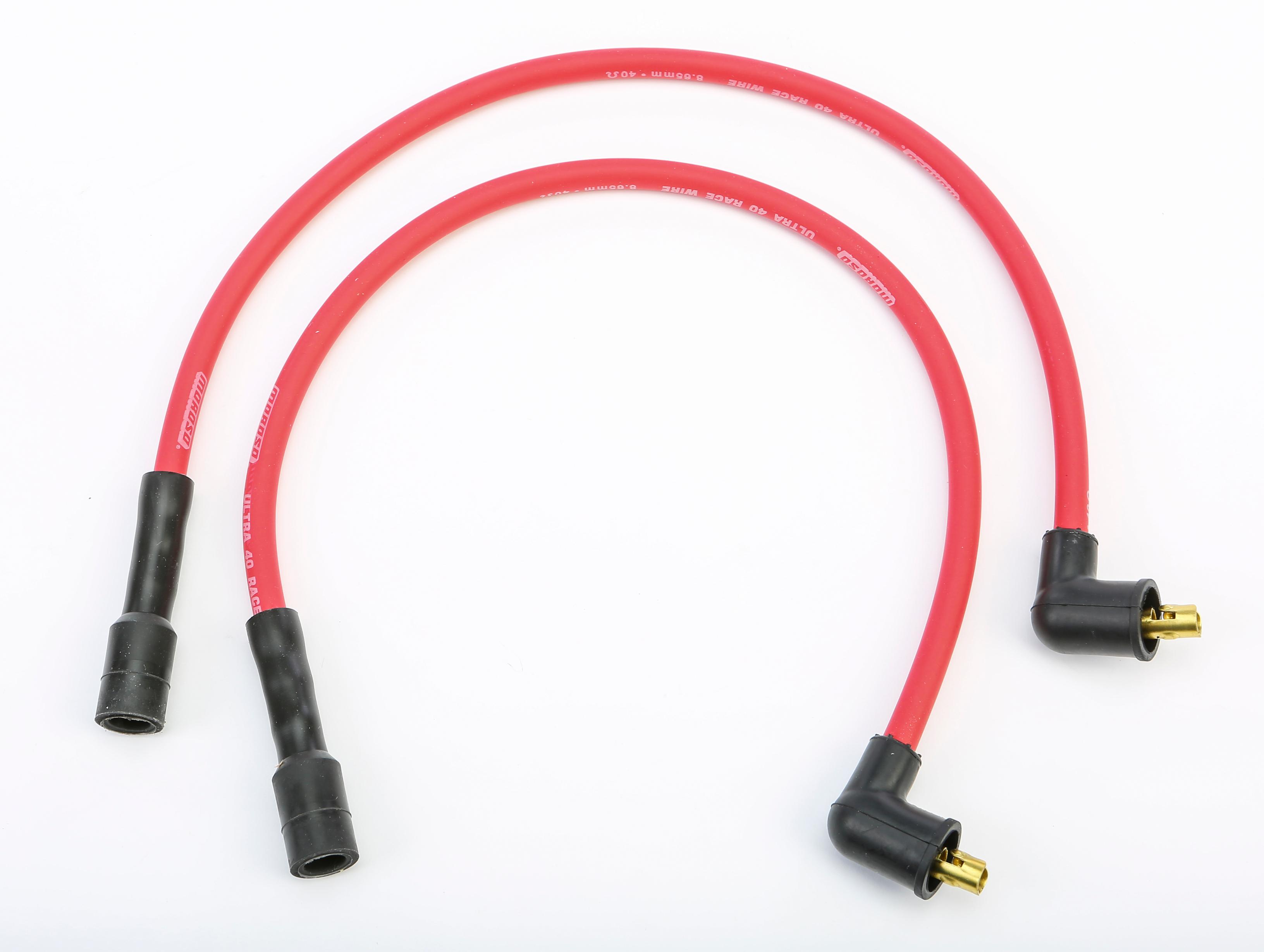 Moroso - Ign Wires Ultra 40/set Red 97-98 Fl - 28626