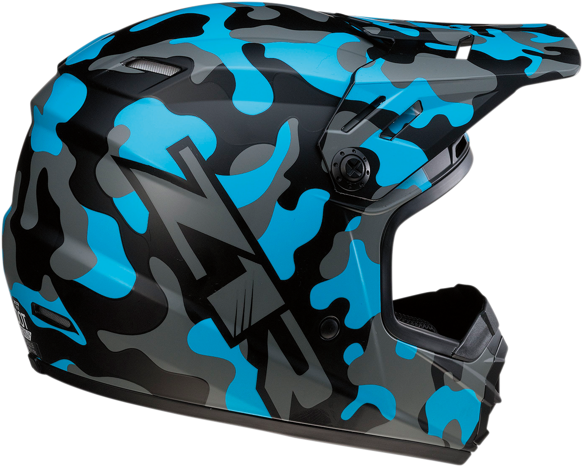 Z1R - HLMT RISE CAMO YT BLUE LG