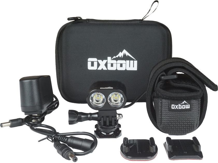 Oxbow Gear Llc - Voyager Helmet Light Kit Rechargeable Lithium Battery - HL1005