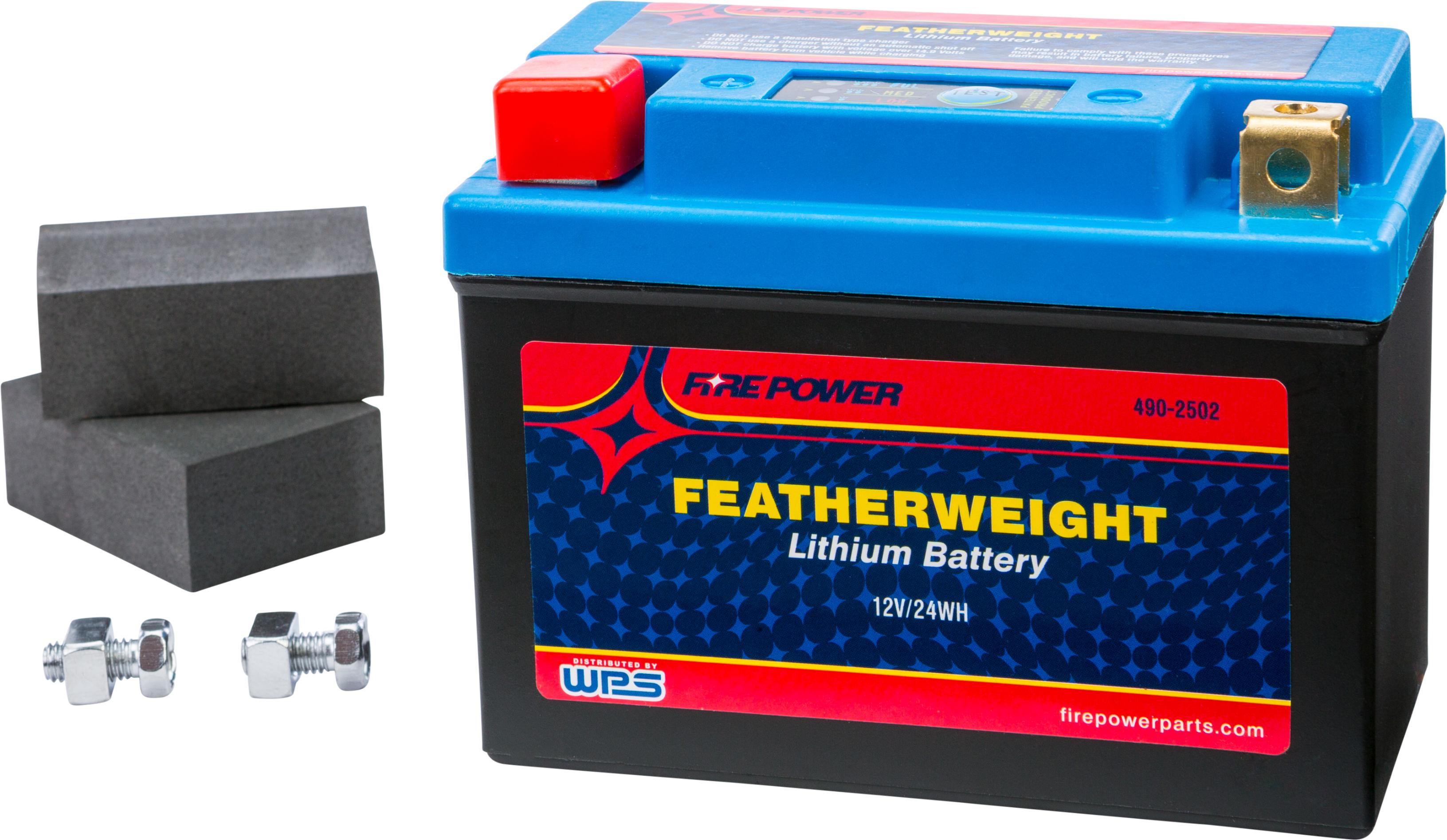 Fire Power - Featherweight Lithium Battery 120 Cca Hjb7b-fp-il 12v/24wh - HJB7B-FP