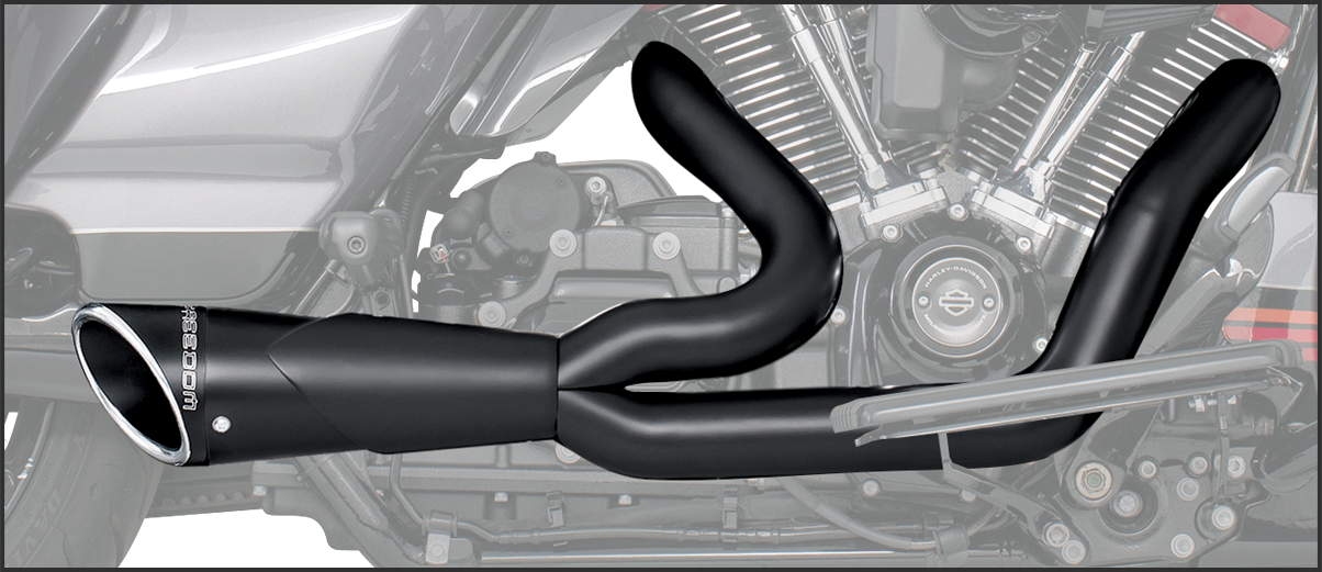 Freedom - FLH/FLT 2 Into 1 Shorty Exhaust - HD00855