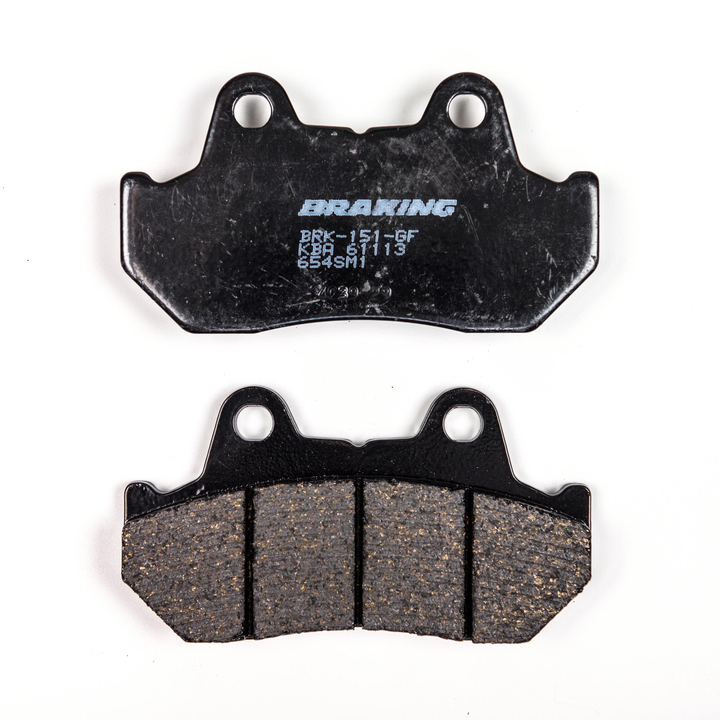 Braking - Brake Pad Set Semi-metallic - 654SM1