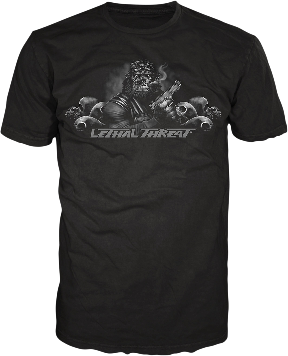 LETHAL THREAT - TEE GORILLABIKER BLK MD - 757785207321