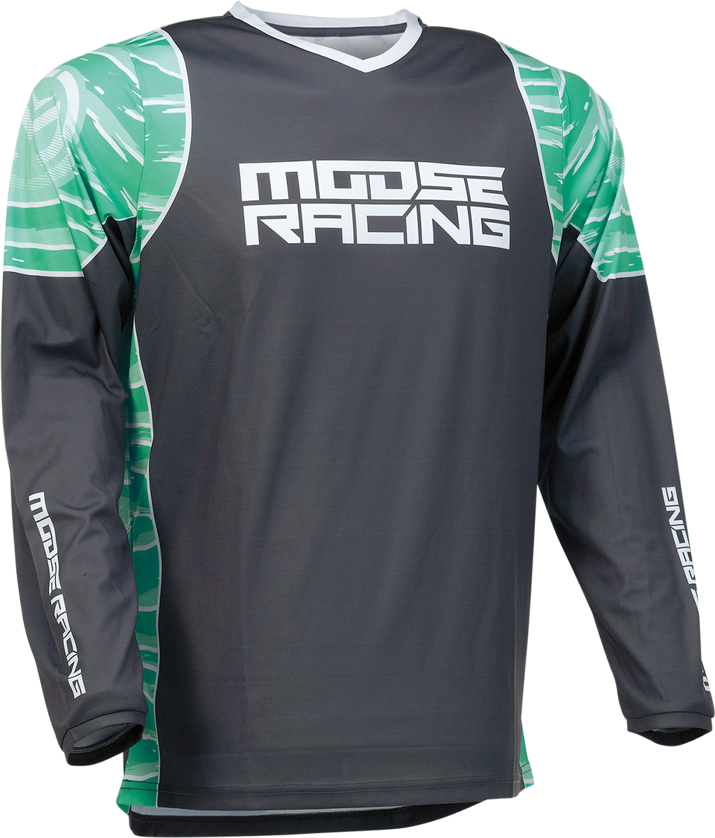 MOOSE RACING SOFT-GOODS - JERSEY QUALIFIER TL/GY MD