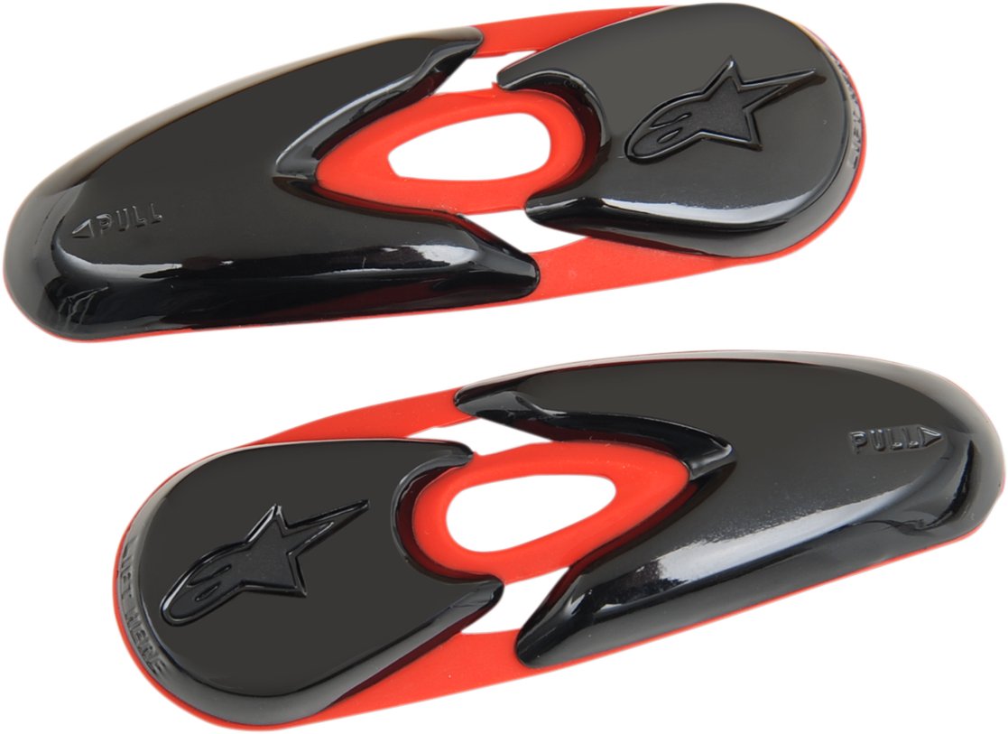 ALPINESTARS (ROAD) - TOE SLIDER RED/BLK - 8051194010742