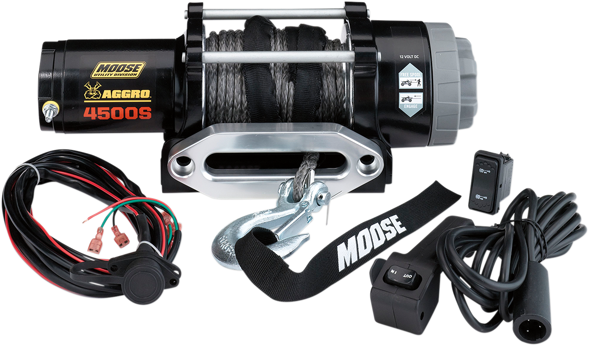 MOOSE UTILITY- SNOW - WINCH 4500LB W/SYN RP MSE