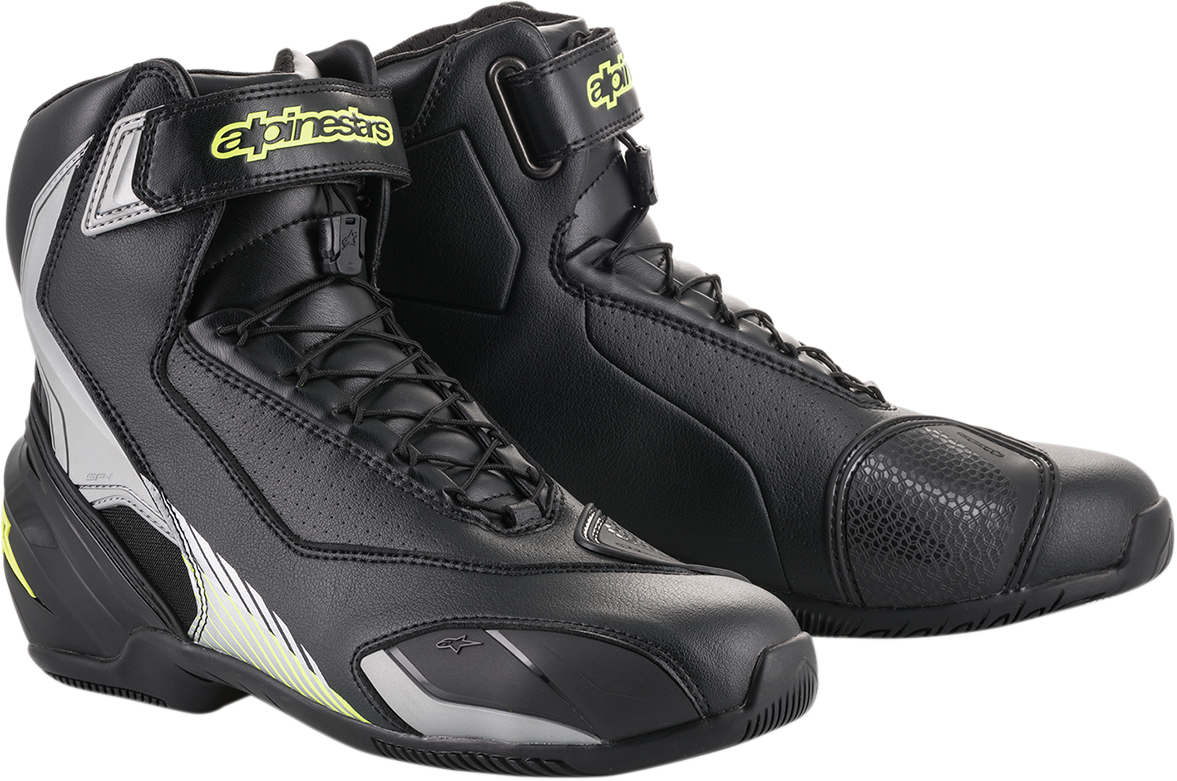 ALPINESTARS (ROAD) - SHOE SP-1V2 BK/SI/YL 49 - 8033637023755