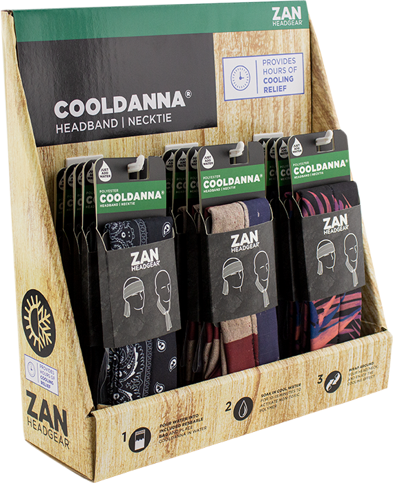 ZAN HEADGEAR - COOLDANNA POLYSTER 18PK - 642608054834