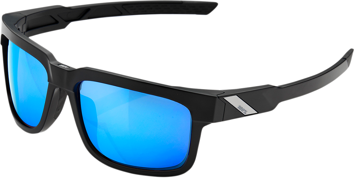 100% - SUNGLASS S BLK/BLU MIR - 841269128018