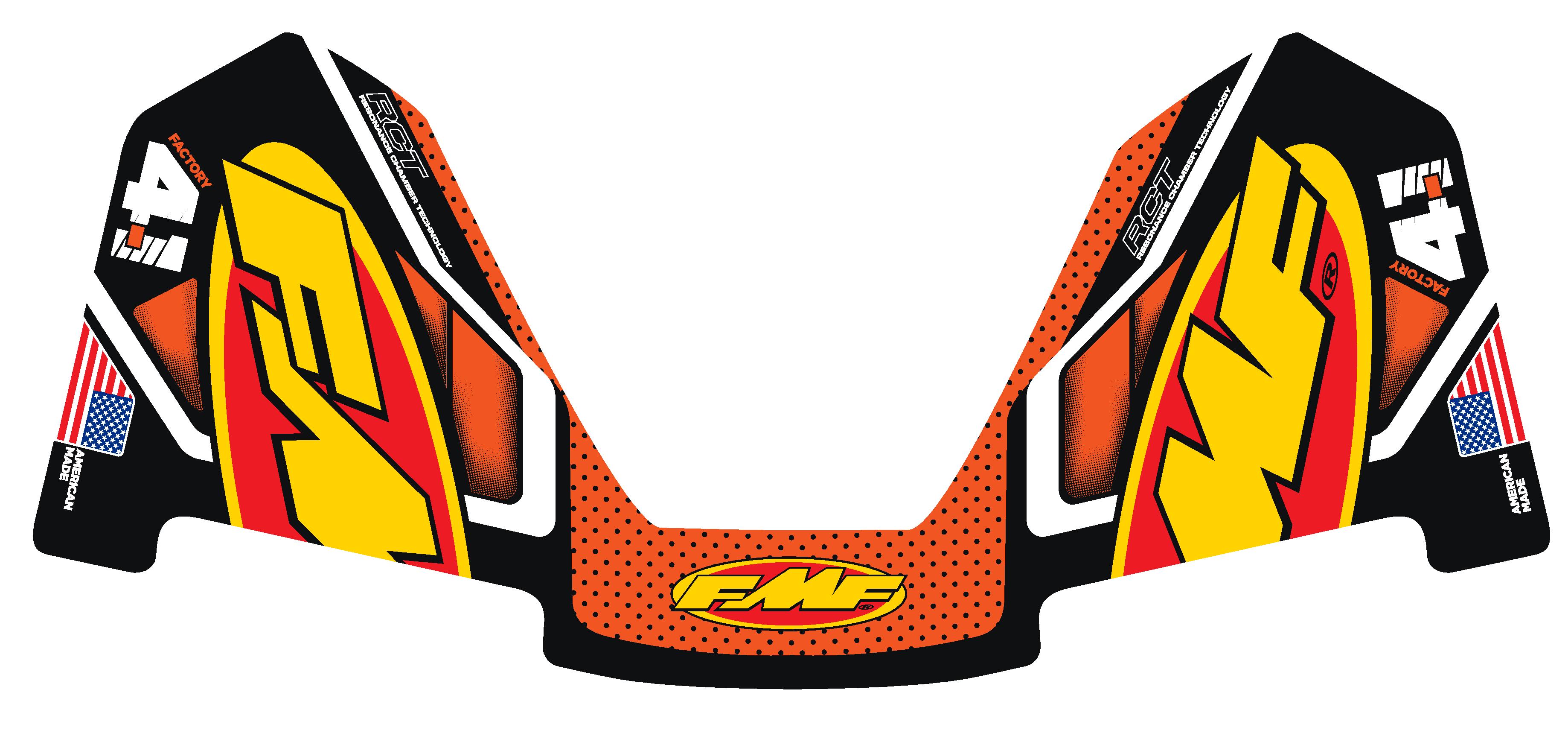 FMF - DECAL 4.1 COLORWAYS ORG