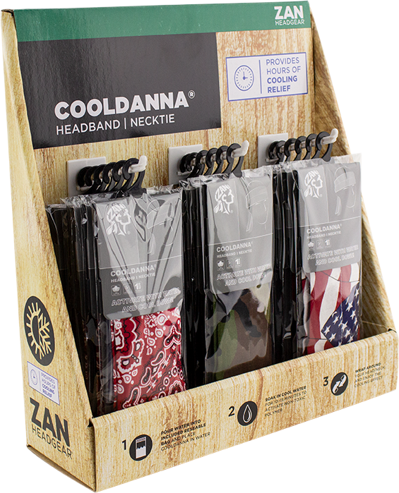 ZAN HEADGEAR - COOLDANNA COTTON 18PK - 642608054827