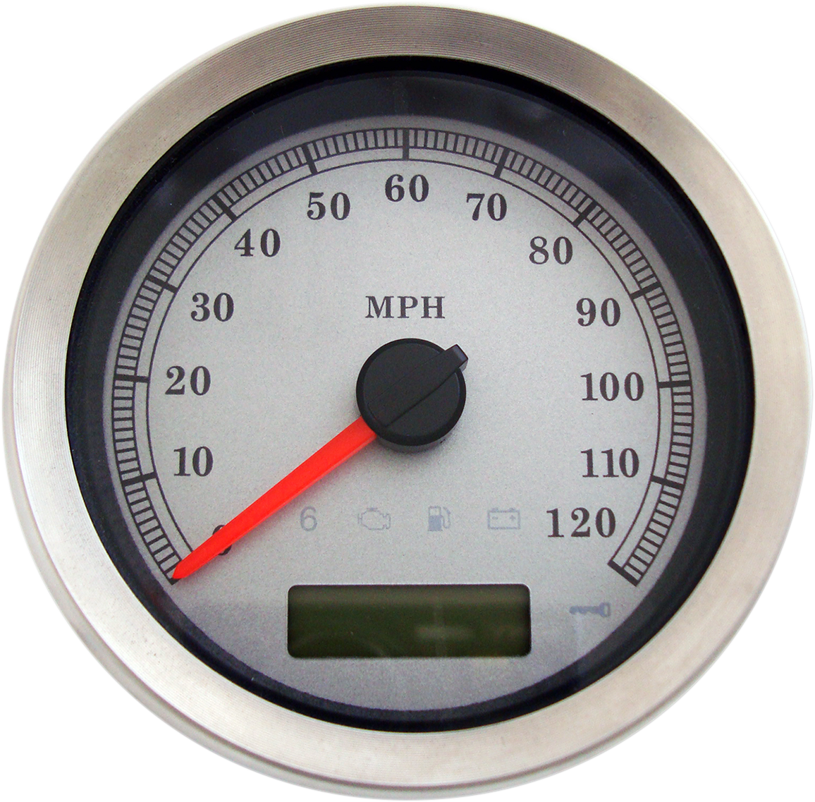 DRAG SPECIALTIES - SPEEDOMETER SLV MPH 4"04-