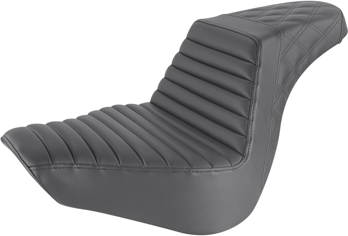 SADDLEMEN - SEAT STEP UP LS SOFTAL BK