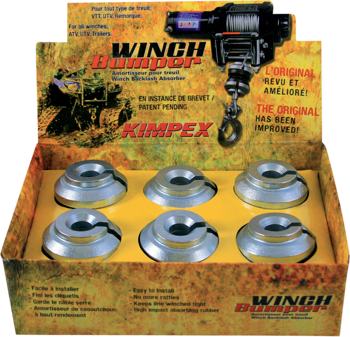 KIMPEX - WINCH BUMPERS (6)&DISPLAY - 779422439001