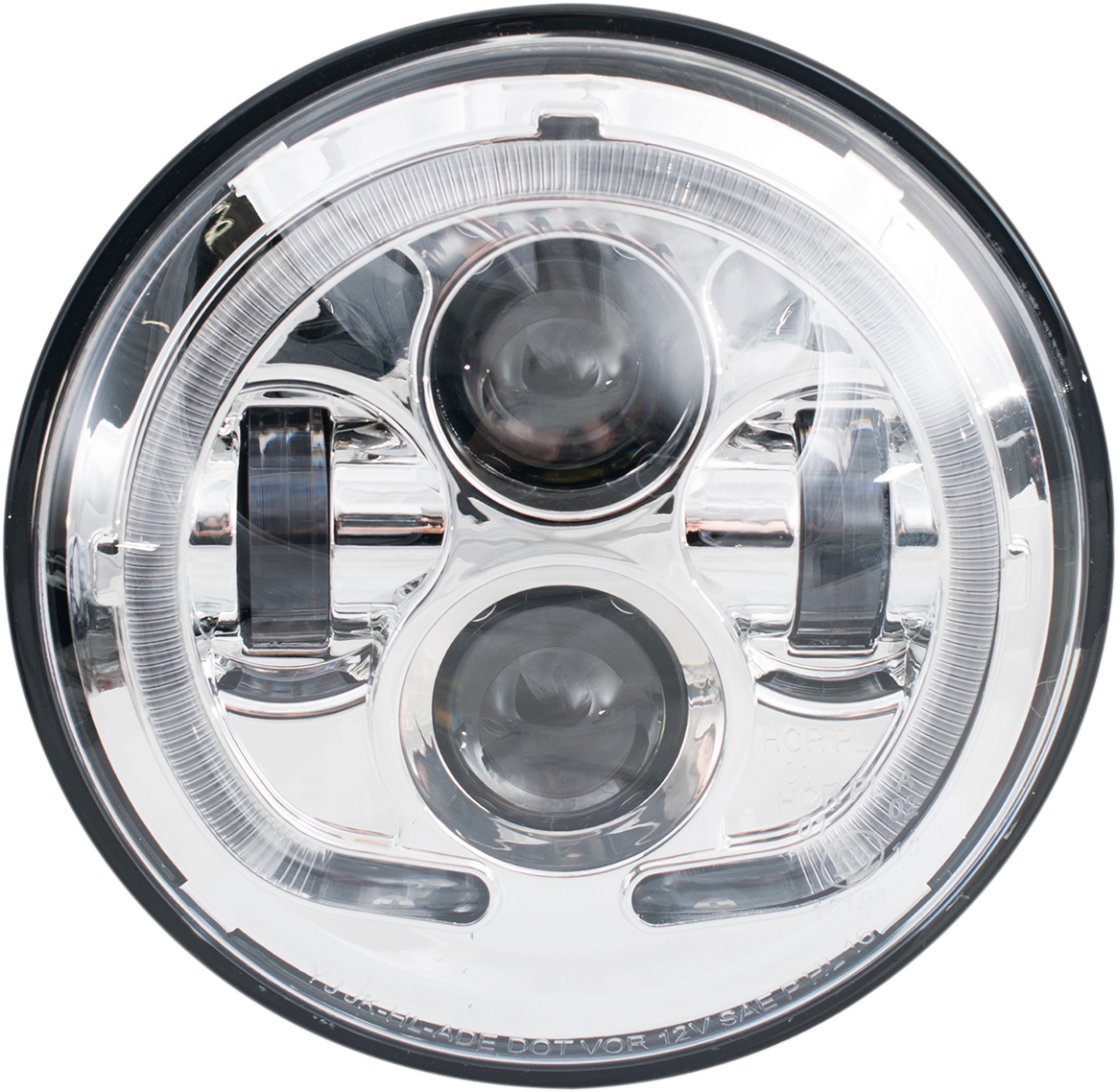 RIVCO PRODUCTS - HEADLIGHT LED 7" DOT CHR