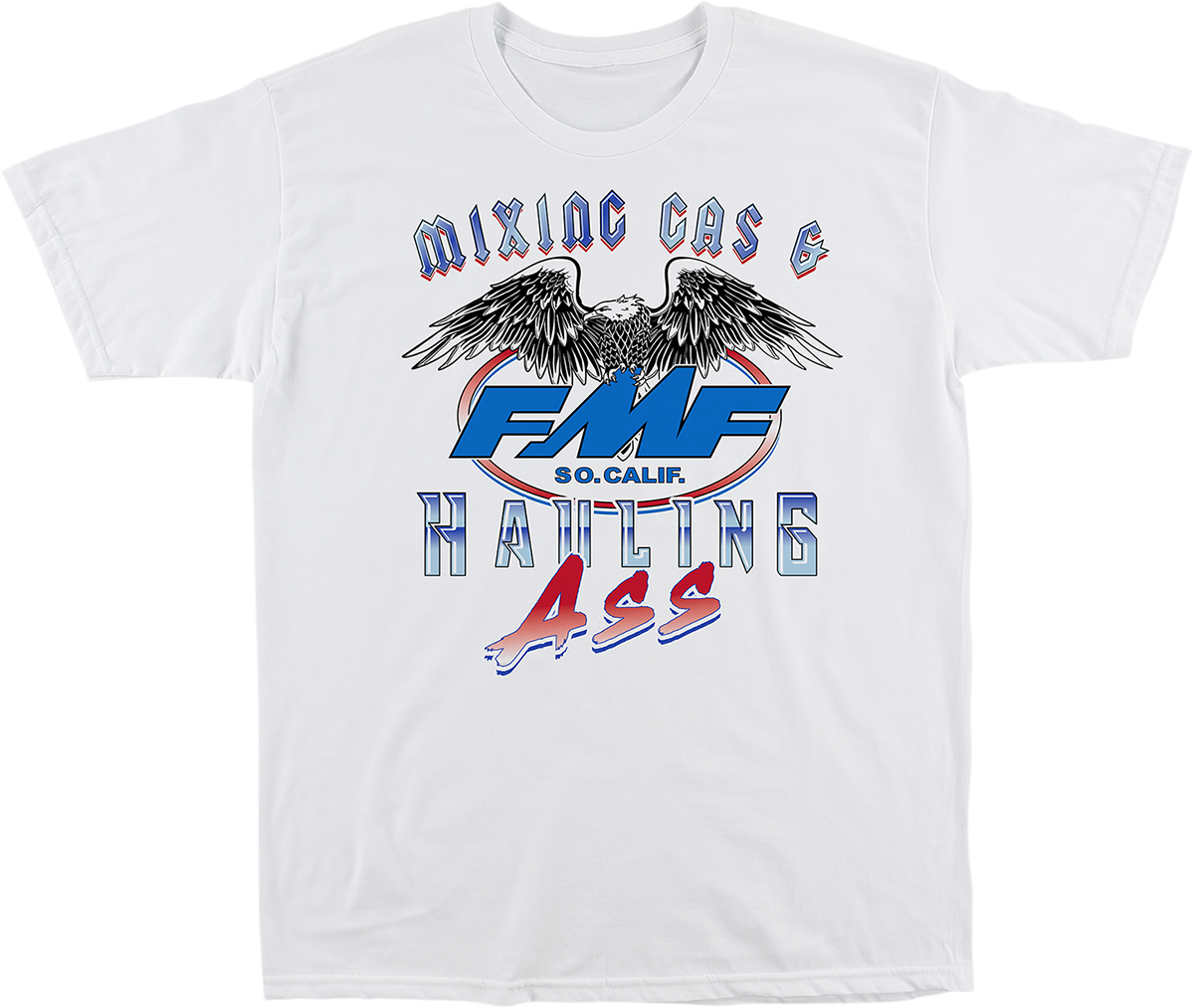 FMF APPAREL - TEE FIGHTER WH LG - 843293110014