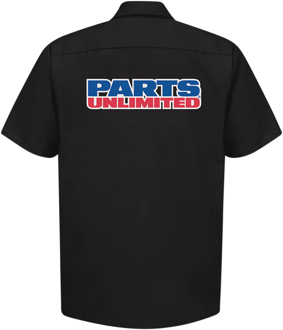 THROTTLE THREADS - SHIRT PARTS SHOP BLK LG