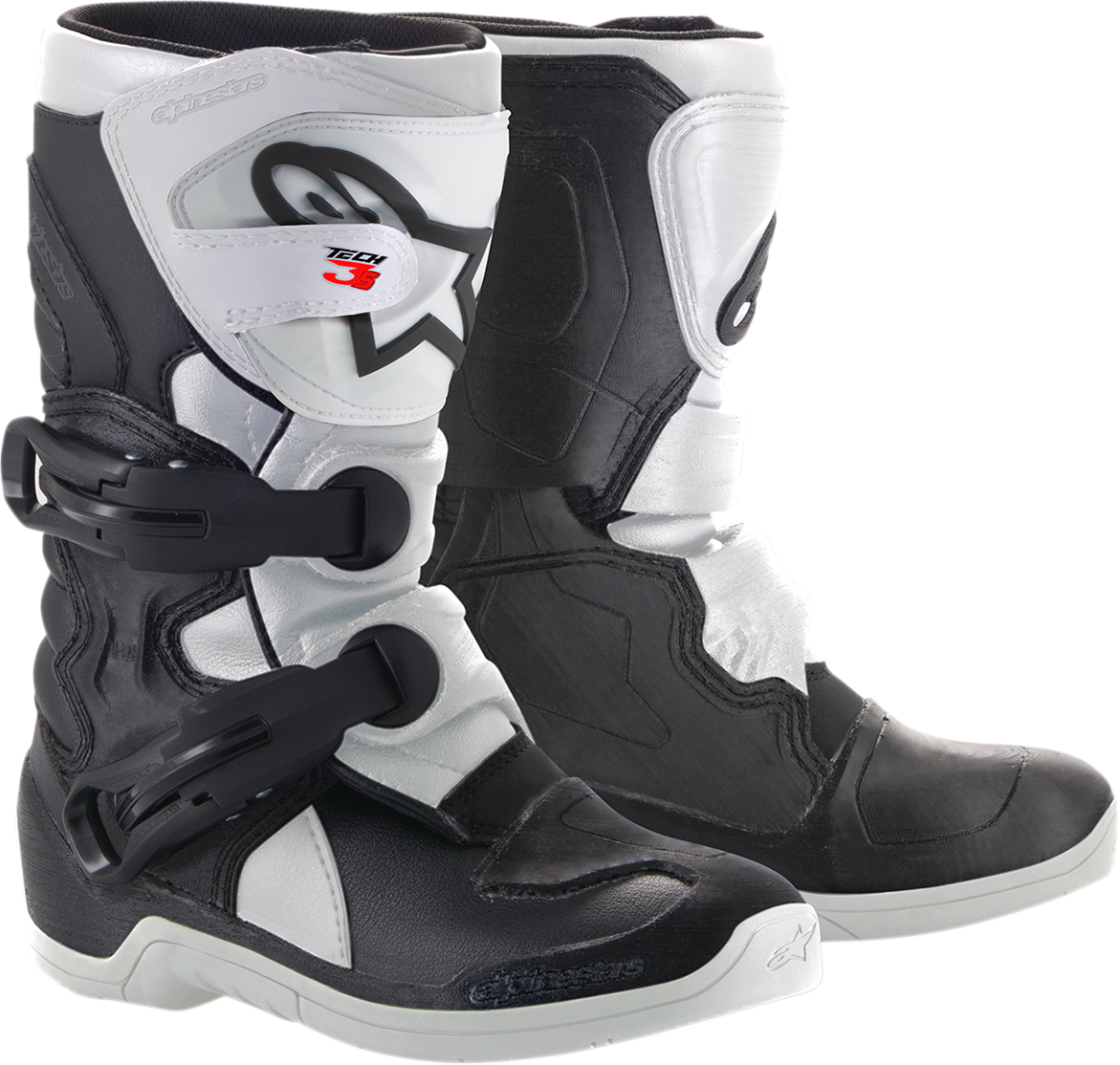 ALPINESTARS(MX) - BOOT T 3S KIDS BK/WT 10 - 8021506925613