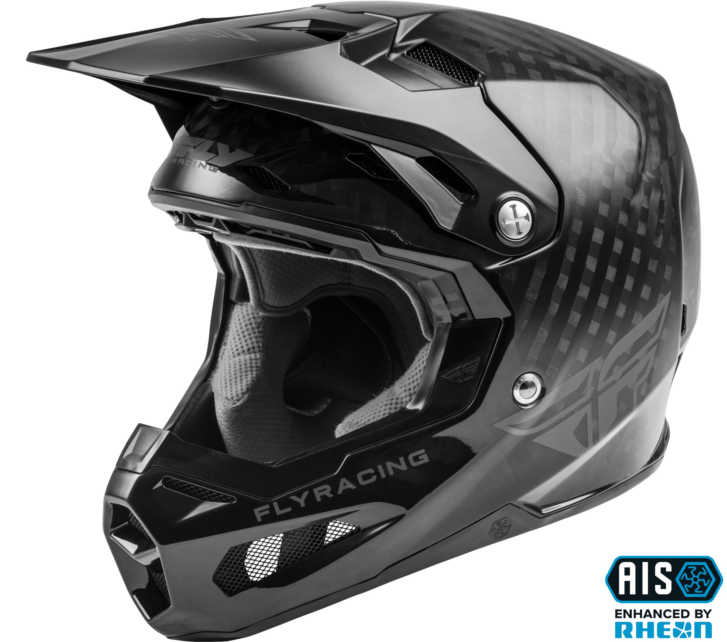 Fly Racing - Formula Carbon Solid Helmet Black Carbon 2x - 73-4400-9