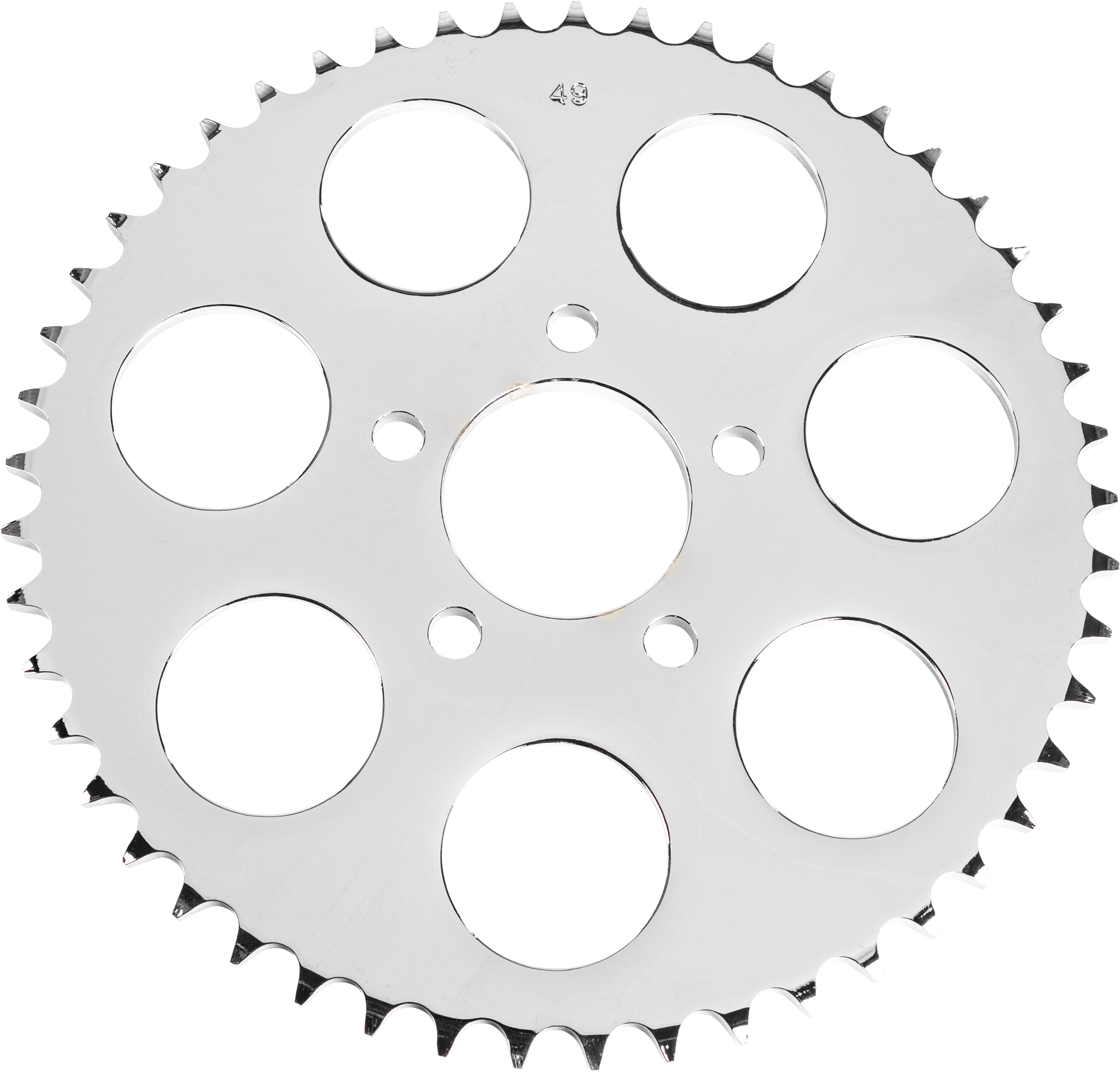 Harddrive - Chrome Rear Sprocket 49t Big Twin 00-13 - 201653