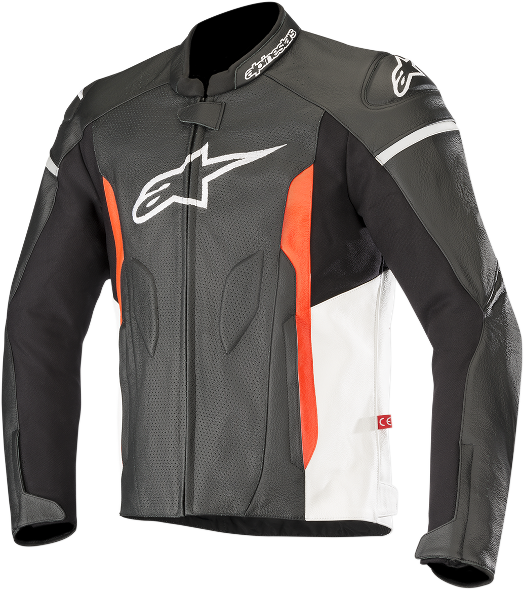 ALPINESTARS (ROAD) - JACKET FASTER P B/W/R 56 - 8033637026022