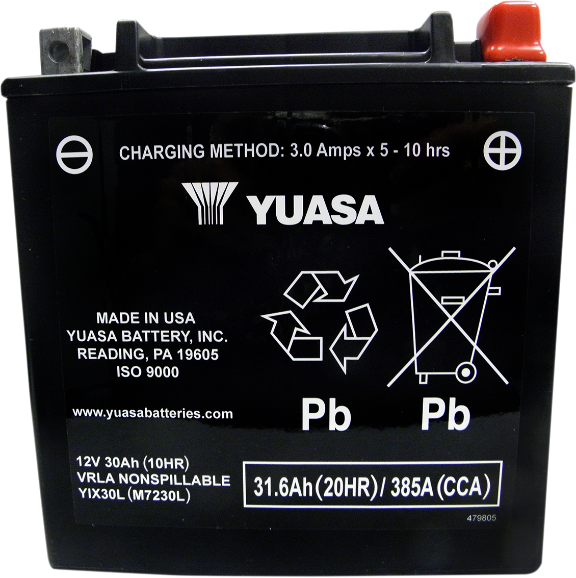 YUASA - BATTERY YIX30L-BS-PW