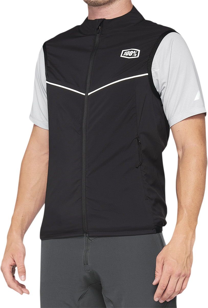 100% MTB - VEST CORRIDOR BK LG - 841269191906