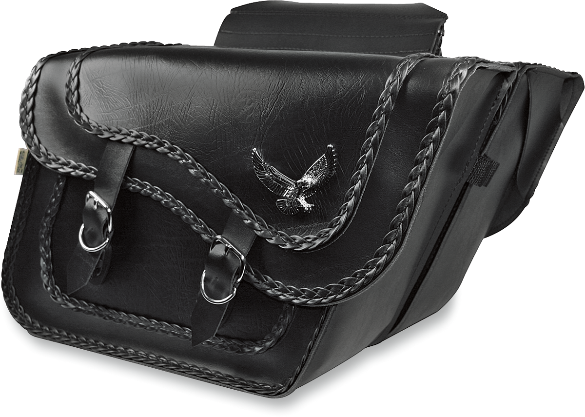 WILLIE & MAX LUGGAGE - SADDLEBAG SUPER BLK MAG