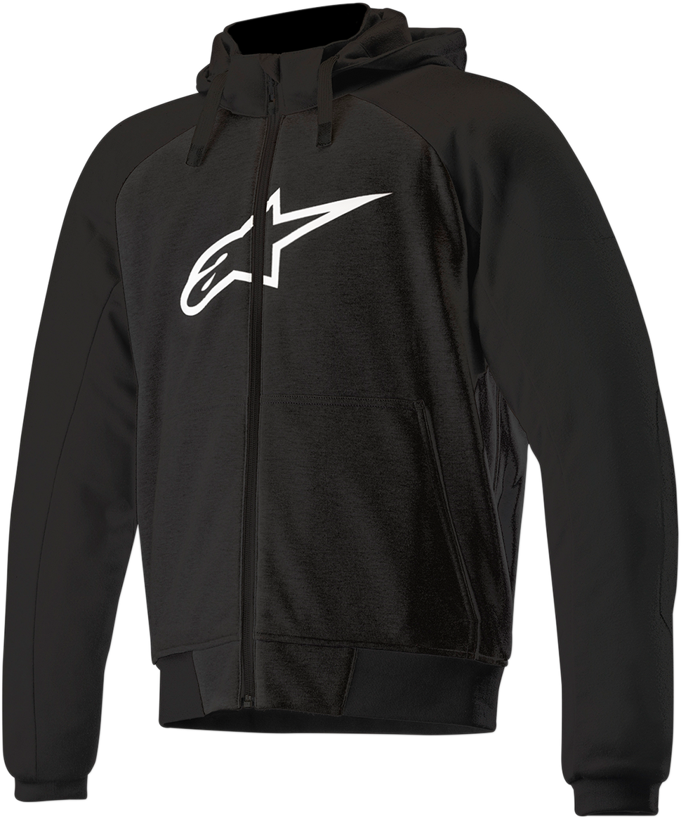 ALPINESTARS (ROAD) - JKT/HOODIE CHROME BK S - 8059175025358