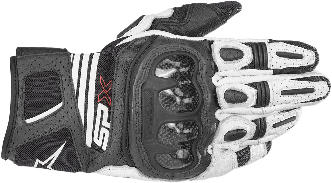 ALPINESTARS (ROAD) - GLOVE SPX AC V2 BK/WT 3XL - 8033637972817