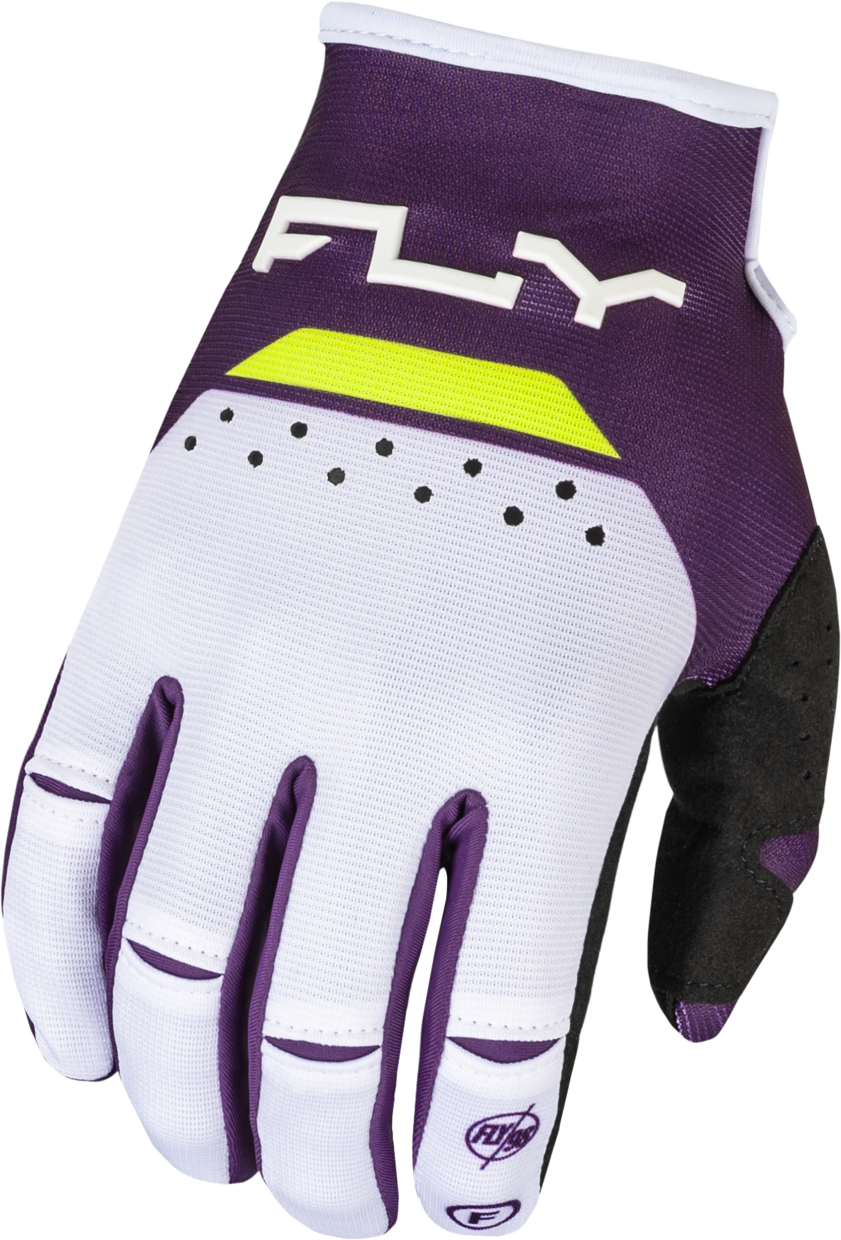 Fly Racing - Youth Kinetic Reload Gloves Ivory/navy/cobalt Ys