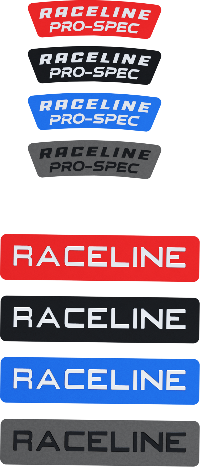Raceline - Raceline Decal Package Blue/red/blk/gunmetal