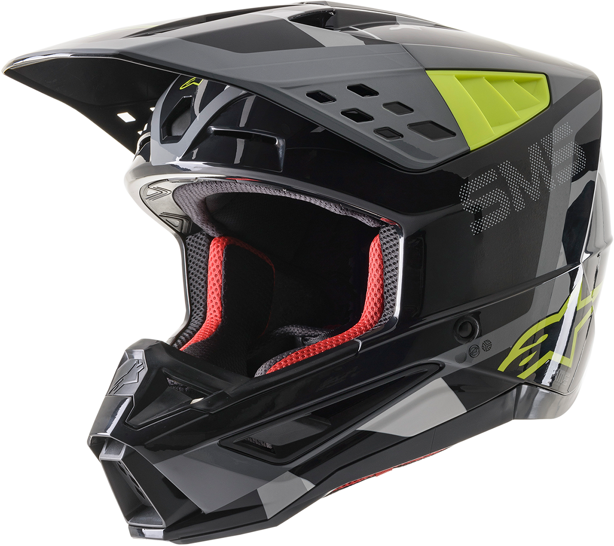 ALPINESTARS(MX) - HELMET ROVER GY/YL/GY LG - 8059175211324