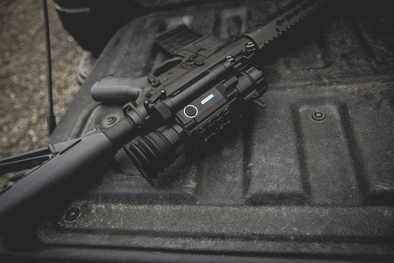 Mounted Ocelot 256 Thermal Imaging Scope.