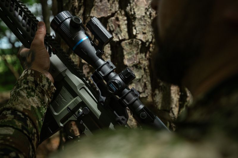 Mounted PARD Pantera Zoom Optic in the field.