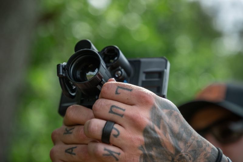 Sphinx 384/640 Multi-Purpose Thermal Imaging Handheld Camera in the field.