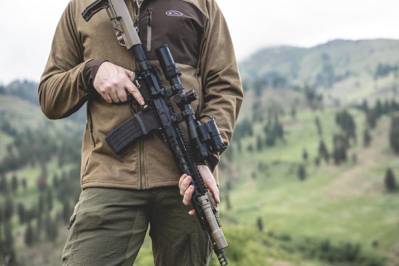 Mounted PARD TD32/62(LRF) Multi-spectral Riflescope.