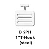 T-Hook Steel 1" SPH-1 50/Bag