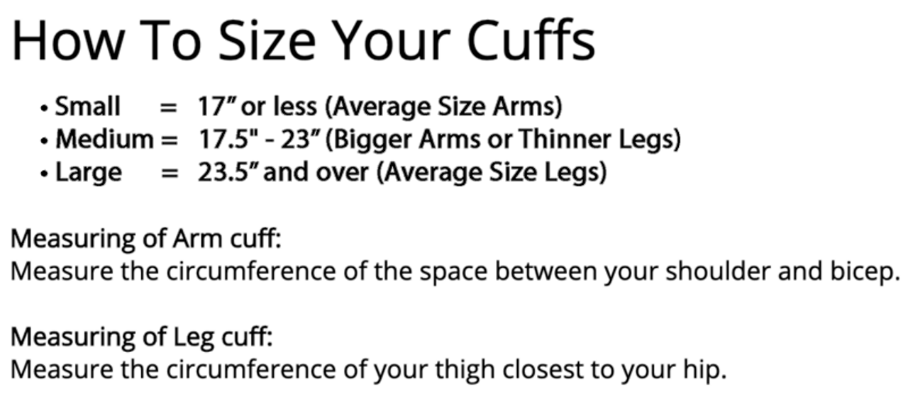 Smartcuffs G4 Full Body SM & MD Cuff w/ Pump Alert Services