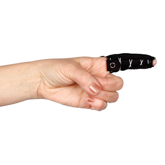 DeRoyal® Finger Hugger Black, 3", Large