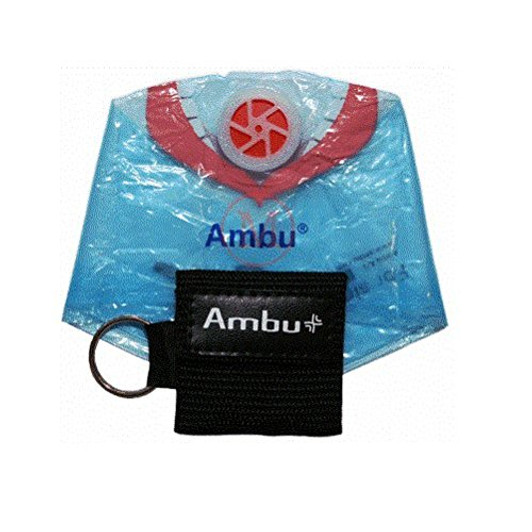Disposable Rescue Breather Key Chain- Black