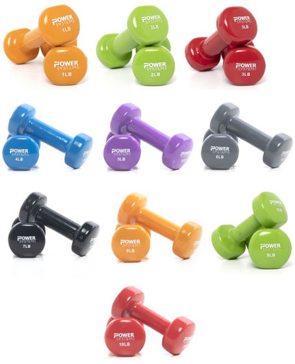 Dumbbell Vinyl Coated Set (20)