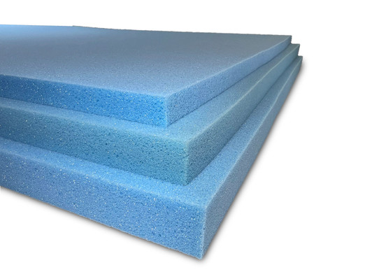 Econoline Memory Foam Kit Medium Blue 3Ea