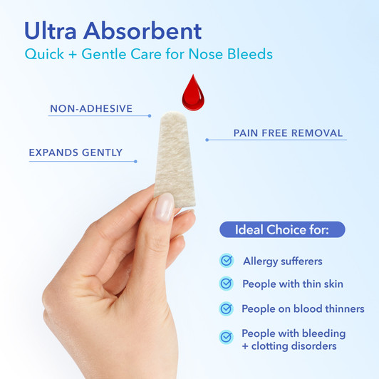 AllaQuix® Nose Bleed Plug 1 3/4 x 3/4, 12CT